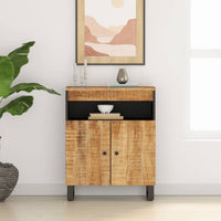 Thumbnail for Sideboard mit 2 Türen 60x33x75 cm Massivholz Mango