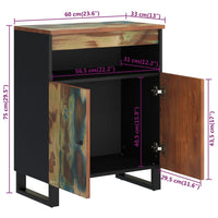 Thumbnail for Sideboard mit 2 Türen 60x33x75 cm Altholz Massiv