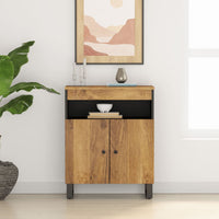 Thumbnail for Sideboard mit 2 Türen 60x33x75 cm Massivholz Mango