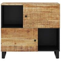 Thumbnail for Sideboard mit 2 Türen 80x33x75 cm Massivholz Mango