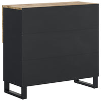 Thumbnail for Sideboard mit 2 Türen 80x33x75 cm Massivholz Mango