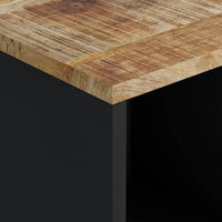 Thumbnail for Sideboard mit 2 Türen 80x33x75 cm Massivholz Mango