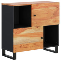 Thumbnail for Sideboard mit 2 Türen 80x33x75 cm Massivholz Akazie