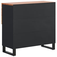 Thumbnail for Sideboard mit 2 Türen 80x33x75 cm Massivholz Akazie