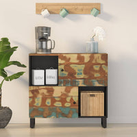 Thumbnail for Sideboard mit 2 Türen 80x33x75 cm Altholz Massiv