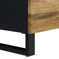 Thumbnail for Sideboard mit 2 Türen 80x33x75 cm Massivholz Mango