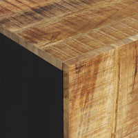 Thumbnail for Sideboard mit 2 Türen 90x33x75 cm Massivholz Mango