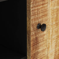 Thumbnail for Sideboard mit 2 Türen 90x33x75 cm Massivholz Mango