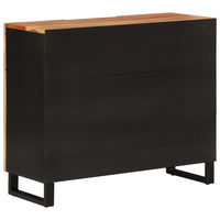 Thumbnail for Sideboard mit 2 Türen 90x33x75 cm Massivholz Akazie