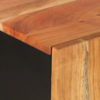 Thumbnail for Sideboard mit 2 Türen 90x33x75 cm Massivholz Akazie