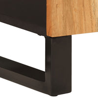 Thumbnail for Sideboard mit 2 Türen 90x33x75 cm Massivholz Akazie