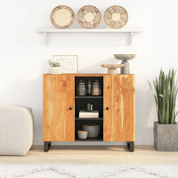 Thumbnail for Sideboard mit 2 Türen 90x33x75 cm Massivholz Akazie