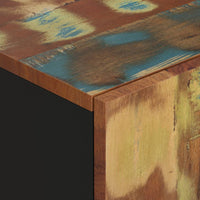 Thumbnail for Sideboard mit 2 Türen 90x33x75 cm Altholz Massiv