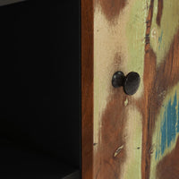 Thumbnail for Sideboard mit 2 Türen 90x33x75 cm Altholz Massiv