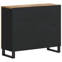 Thumbnail for Sideboard mit 2 Türen 90x33x75 cm Massivholz Mango