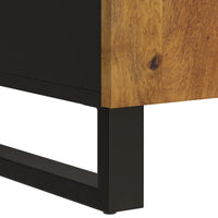 Thumbnail for Sideboard mit 2 Türen 90x33x75 cm Massivholz Mango