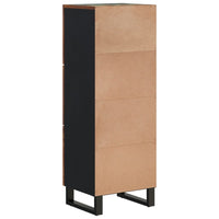 Thumbnail for Highboard mit 3 Türen 40x33x110 cm Altholz Massiv & Eisen