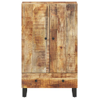 Thumbnail for Highboard mit Schublade 60x33x100 cm Massivholz Mango & Eisen