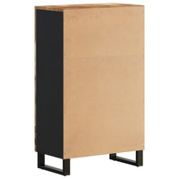 Thumbnail for Highboard mit Schublade 60x33x100 cm Massivholz Mango & Eisen