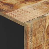 Thumbnail for Highboard mit Schublade 60x33x100 cm Massivholz Mango & Eisen