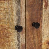 Thumbnail for Highboard mit Schublade 60x33x100 cm Massivholz Mango & Eisen