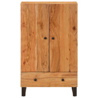 Thumbnail for Highboard mit Schublade 60x33x100 cm Massivholz Akazie & Eisen