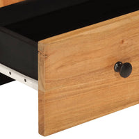 Thumbnail for Highboard mit Schublade 60x33x100 cm Massivholz Akazie & Eisen