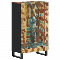 Thumbnail for Highboard mit Schublade 60x33x100 cm Massives Altholz & Eisen