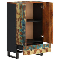 Thumbnail for Highboard mit Schublade 60x33x100 cm Massives Altholz & Eisen