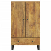 Thumbnail for Highboard mit Schublade 60x33x100 cm Massivholz Mango & Eisen