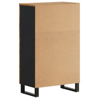 Thumbnail for Highboard mit Schublade 60x33x100 cm Massivholz Mango & Eisen