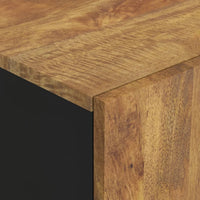 Thumbnail for Highboard mit Schublade 60x33x100 cm Massivholz Mango & Eisen