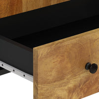 Thumbnail for Highboard mit Schublade 60x33x100 cm Massivholz Mango & Eisen