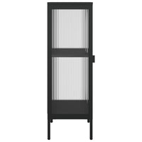 Thumbnail for Sideboard Schwarz 40x35x105 cm Glas und Stahl