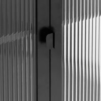 Thumbnail for Sideboard Schwarz 70x35x70 cm Glas und Stahl