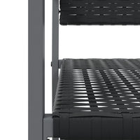 Thumbnail for Gartenstühle 2 Stk. Schwarz 54x62,5x89 cm Poly Rattan