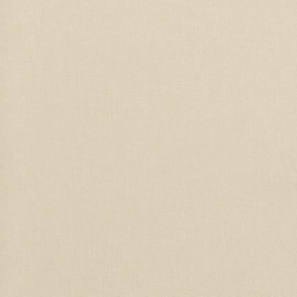 Gartensessel Verstellbar mit Kissen Hellbraun Poly Rattan