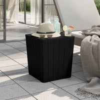 Thumbnail for Gartentisch mit Abnehmbarer Tischplatte Schwarz Polypropylen