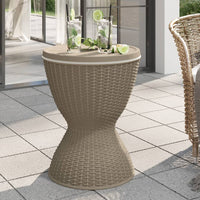 Thumbnail for 3-in-1 Tisch mit Eiskühler Hellbraun Polypropylen