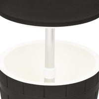 Thumbnail for 3-in-1 Tisch mit Eiskühler Schwarz Polypropylen