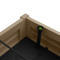 Thumbnail for Hochbeet Hellbraun 110x45x79 cm Polypropylen