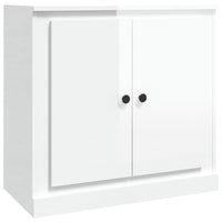 Thumbnail for Sideboard Hochglanz-Weiß 70x35,5x67,5 cm Holzwerkstoff