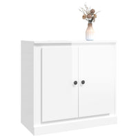 Thumbnail for Sideboard Hochglanz-Weiß 70x35,5x67,5 cm Holzwerkstoff