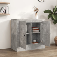 Thumbnail for Sideboard Betongrau 70x35,5x67,5 cm Holzwerkstoff