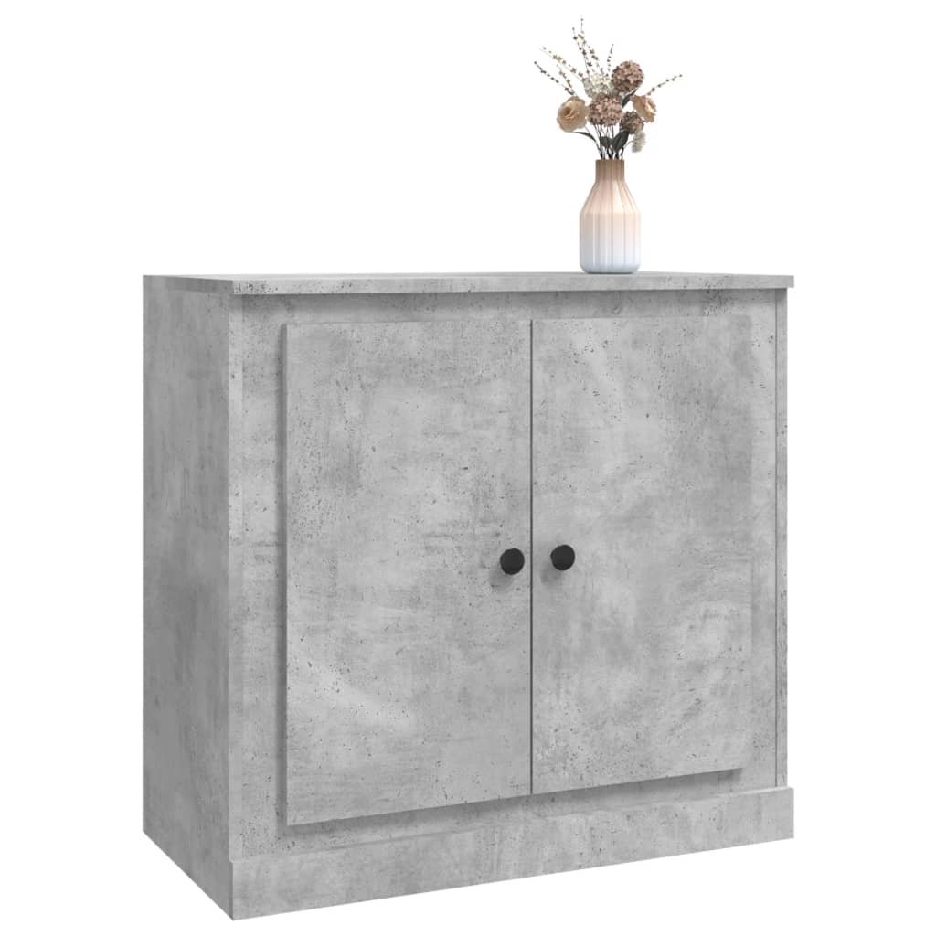 Sideboard Betongrau 70x35,5x67,5 cm Holzwerkstoff