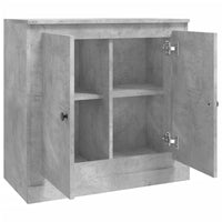 Thumbnail for Sideboard Betongrau 70x35,5x67,5 cm Holzwerkstoff