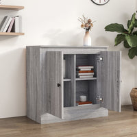 Thumbnail for Sideboard Grau Sonoma 70x35,5x67,5 cm Holzwerkstoff