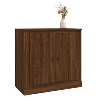 Thumbnail for Sideboard Braun Eichen-Optik 70x35,5x67,5 cm Holzwerkstoff