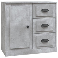 Thumbnail for Sideboard Betongrau 70x35,5x67,5 cm Holzwerkstoff