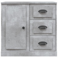 Thumbnail for Sideboard Betongrau 70x35,5x67,5 cm Holzwerkstoff